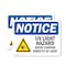 Signmission UV Light Hazard Avoid Looking Sign, Vinyl Decal, 10in W x 7in L, 2PK OS-2PACK-NS-D-710-L-18852 - alternate 1